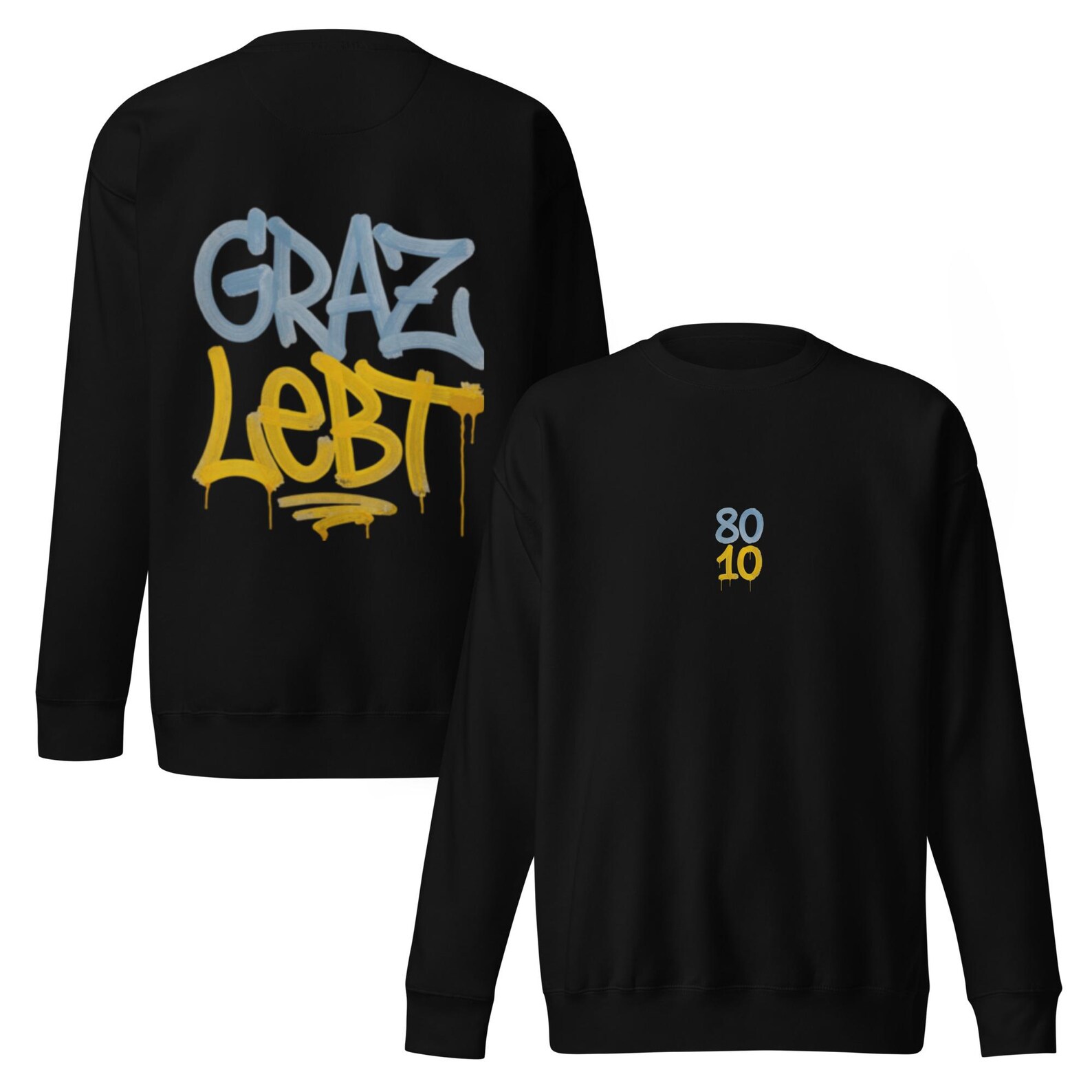 Graz Lebt Graffiti Unisex Premium Sweater